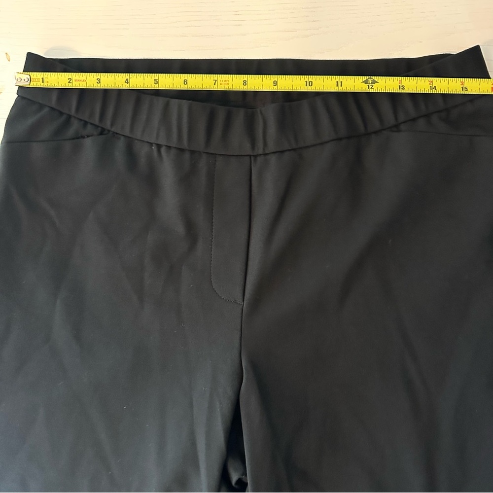J. Jill Black Ponte Slim Leg Pants Medium - Picture 8 of 9